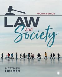 Produktbild: Lippman, M: Law and Society