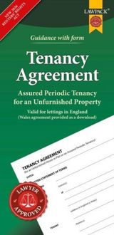 Produktbild: Unfurnished Tenancy Agreement Form Pack