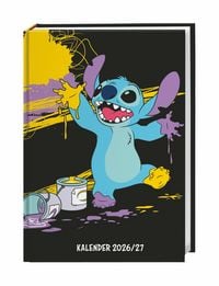 Produktbild: Stitch 17-Monats-Kalenderbuch A5 2027 - 17 Monate. Von August 2026 bis Dezember 2027