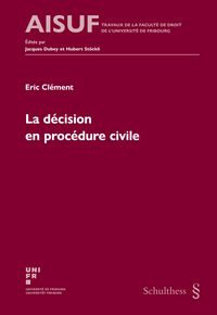 Produktbild: La d&eacute;cision en proc&eacute;dure civile