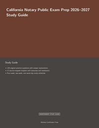 Produktbild: California Notary Public Exam Prep 2026-2027