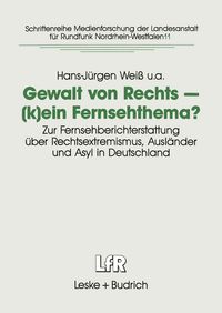 Produktbild: Gewalt von Rechts &mdash; (k)ein Fernsehthema?