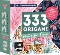 Produktbild: 333 Origami Minis &ndash; Watercolor Fauna