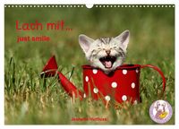 Produktbild: lach mit...just smile (Wandkalender 2026 DIN A3 quer), CALVENDO Monatskalender