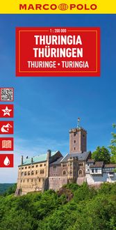 Produktbild: MARCO POLO Reisekarte Th&uuml;ringen 1:200.000