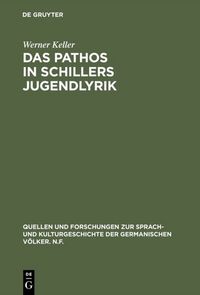 Produktbild: Das Pathos in Schillers Jugendlyrik