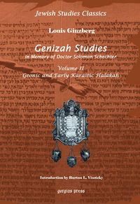 Produktbild: Genizah Studies in Memory of Doctor Solomon Schechter