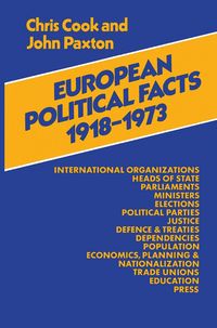 Produktbild: European Political Facts 1918-73