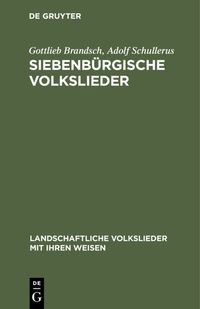 Produktbild: Siebenb&uuml;rgische Volkslieder