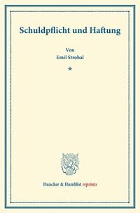 Produktbild: Schuldpflicht und Haftung.