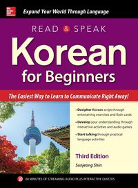Produktbild: Read and Speak Korean for Beginners, Third Edition