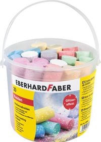 Produktbild: Eberhard Faber 526520 - Stra&szlig;enmalkreide Glitzer, 20er Eimer