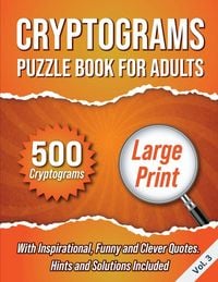 Produktbild: Cryptograms Puzzle Book For Adults