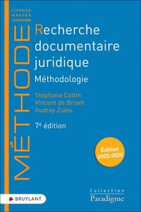 Produktbild: Recherche Documentaire Juridique - Methodologie (Edition 2025/2026)