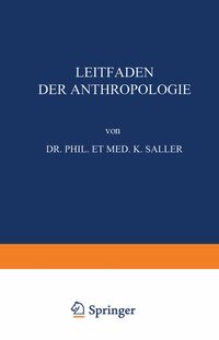 Produktbild: Leitfaden der Anthropologie