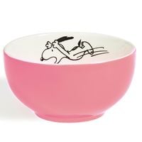Snoopy Müslischale "I am hungry", rosa 