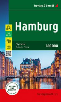 Produktbild: Freytag & berndt Innenstadtplan Hamburg 1:10.000