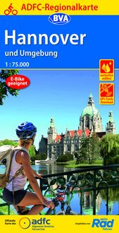 Produktbild: ADFC-Regionalkarte Hannover und Umgebung, 1:75.000, mit Tage
