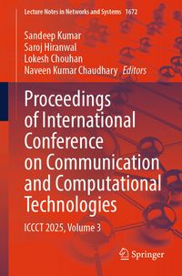 Produktbild: Proceedings of International Conference on Communication and Computational Technologies