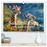 Produktbild: Sanfte Riesen - Giraffen in ihrer Welt (hochwertiger Premium Wandkalender 2027 DIN A2 quer), Kunstdruck in Hochglanz