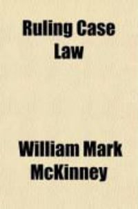Produktbild: Ruling Case Law