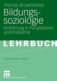 Produktbild: Bildungssoziologie