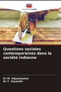 Produktbild: Questions sociales contemporaines dans la soci&eacute;t&eacute; indienne