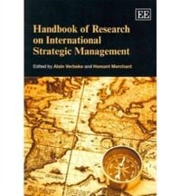Produktbild: Handbook of Research on International Strategic Management