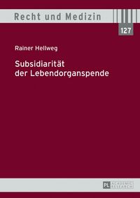 Produktbild: Subsidiaritaet der Lebendorganspende