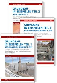 Produktbild: Grundbau in Beispielen nach Eurocode 7 - Teile 1 bis 3