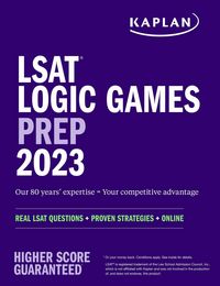 Produktbild: Kaplan Test Prep: LSAT Logic Games Prep 2023: Real LSAT Ques