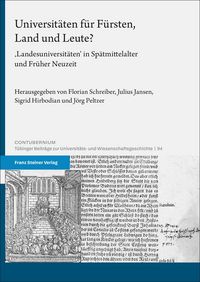 Produktbild: Universit&auml;ten f&uuml;r F&uuml;rsten, Land und Leute?