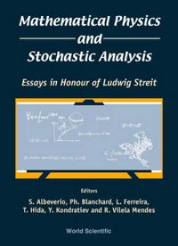 Produktbild: Mathematical Physics and Stochastic Analysis: Essays in Honour of Ludwig Streit