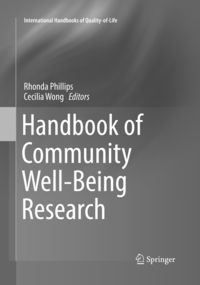 Produktbild: Handbook of Community Well-Being Research