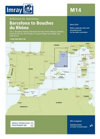 Produktbild: M14 Barcelona to Bouches du Rh&ocirc;ne, Imray Chart