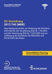 Produktbild: Gesundheit und Medizin / EU-VERORDNUNG 2017/745 (MDR)