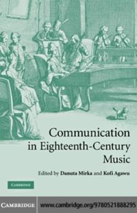 Produktbild: Communication in Eighteenth-Century Music