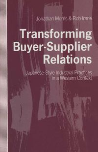 Produktbild: Transforming Buyer-Supplier Relations