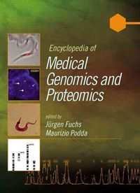 Produktbild: Fuchs, J: Encyclopedia of Medical Genomics and Proteomics, O