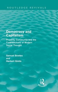 Produktbild: Democracy and Capitalism (Routledge Revivals)