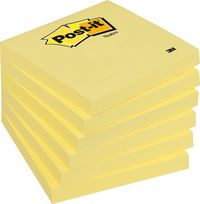 Produktbild: Post-it&reg; Super Sticky Haftnotizen gelb, 76 x 76 mm 6 St&uuml;ck (4 + 2 free)