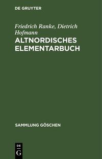 Produktbild: Altnordisches Elementarbuch