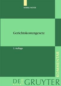 Produktbild: Markl / Meyer - Gerichtskostengesetz mit Gerichtsvollzieherkostengesetz