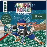 Produktbild: Zauberpapier Malbuch Ninjas