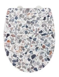 Produktbild: WC-Sitz Mod. Terrazzo High Gloss, aus bruchstabilem Thermoplast