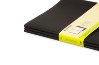 Moleskine Cahier, 3er Set, Xlarge, Blanko