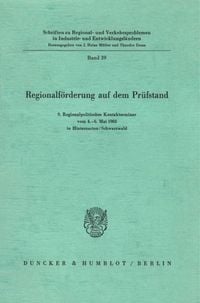 Produktbild: Regionalf&ouml;rderung auf dem Pr&uuml;fstand.