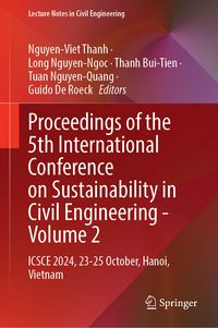 Produktbild: Proceedings of the 5th International Conference on Sustainability in Civil Engineering - Volume 2
