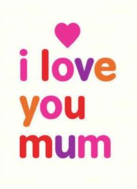 Produktbild: Carlson, I: I Love You Mum