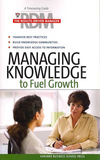Produktbild: Managing Knowledge to Fuel Growth